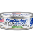 Blue Harbor Fish Co Wild Albacore Solid White Tuna in Water No Salt Added  46 oz Can Pack of 12