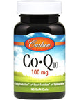 Carlson - Co-Q10, 100 mg, Energy Production & Heart Function, 90 Softgels