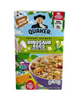 Instant Oatmeal Bundle Includes Two 141 Oz Boxes of Quaker Dinosaur Egg Instant Oatmeal with Brown Sugar  16 Quaker Dinosaur Egg Instant Oatmeal Packets Includes CAPTIVAMKT Fridge Magnet