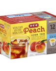 Jordans Blend Iced Tea K Cup Bundle of Raspberry K Cups 12 Ct and Peach Iced Tea K Cups 12 Ct Total of 24 with 2 HotCold Cup Sleeves