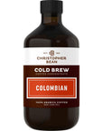 Decaf Colombian Coffee Concentrate Unsweetened Cold Brew  Iced Coffee Distillate Liquid Java Hand Crafted Concentrated 100 Arabica Pure Coffee Bean Extract 8Ounce Bottle 40 Servings