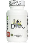 Liv D-Tox - 60 Capsules - Liver Detox and Cleanse Support Health Supplement, with Turmeric Root Extract, Milk Thristle, and Asparagus