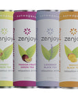 Zenjoy Variety 4 Pack  Calming Drink with Ashwagandha  Lemon Balm  NonAlcoholic Beverage Infused with LTheanine for Enhanced Focus  12oz Cans