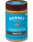 Barney Butter Almond Butter, Smooth, 16 Ounce Jar, Skin-Free Almonds, No Stir, Non-GMO, Gluten Free, Keto, Paleo, Vegan