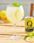 Q Mixers Tonic Water Premium Cocktail Mixer Made with Real Ingredients 75oz Cans  30 PACK