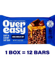 OVER EASY Double Chocolate Chip Oatmeal Breakfast Bars  Granola and Protein Bars 12 Energy Snack Bars  Clean Organic Gluten Free Dairy Free Soy Free and Kosher Double Chocolate Chip 12 Count