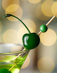 Regal 16 oz Green Maraschino Cherries with Stems