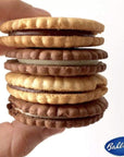 Bahlsen Hit Chocolate Filled Sandwich Cookies (12 pack) - Crisp golden biscuit filled with cocoa creme - 12 boxes