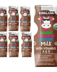 Organic Milk Chocolate  Grass Fed Vegan Milk With 8g Protein  Shelf Stable Single Serve Cartons  OnTheGo  825 FL oz 6 Pack  Every Order is Elegantly Packaged in a Signature BETRULIGHT Branded Box