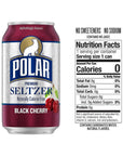 Polar Seltzer Water Variety Pack  Cranberry Lime Black Cherry Lime Ruby Red Grapefruit  12 fl oz  Pack of 16