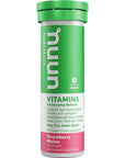 Nuun Vitamins: Strawberry Melon Daily Hydration Supplement (3 Tubes of 12 Tabs)3