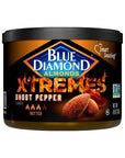 Blue Diamond Almonds XTREMES Ghost Pepper Flavored Snack Nuts, 6 Oz Resealable Cans (Pack of 1)