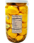 Belevini Homestyle Pattypan Squash Pickled Vegan Kosher 2328oz660 grams  Pack of 2