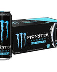 Monster Energy LoCarb Monster Low Carb Energy Drink 16 Ounce Pack of 15