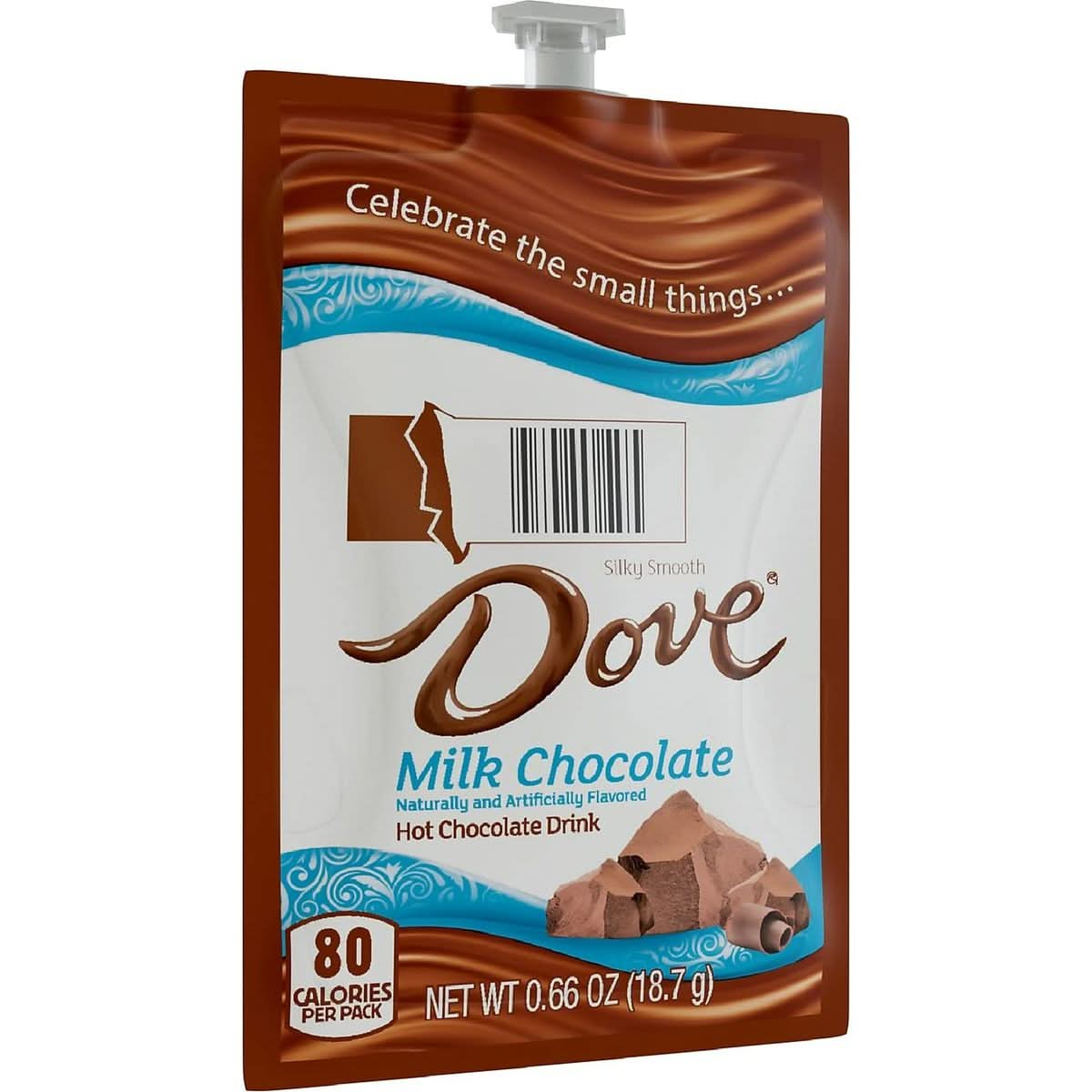 Dove A117 Dove Hot Chocolate Single Servings 72CT Chocolate