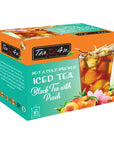 Tea4U Peach Iced Tea Cold Brewed 10 Tea Bags