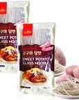 Fusion Select 2 Packs Sweet Potato Glass Noodles  ZeroFat LowCalorie NoSodium DietFriendly GlutenFree Vegan StirFry Dumplings Hot Pot  For Chinese Korean Recipes  705oz