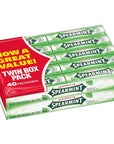 Wrigleys Gum Spearmint 5 Count Pack of 40