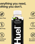 Huel Black Edition ReadytoDrink Vanilla Meal Replacement Drink 35g High Protein 27 Vitamins and Minerals Vegan Gluten Free Plant Based High Fiber Low Sugar 169 Fl Oz 12 Pack