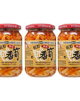 Master Preserved Crispy Chili Bamboo Shoot in Soybean Oil  12oz 3 Packs