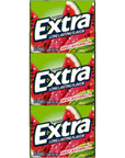 Extra Chewing Gum, Sweet Watermelon Sugarfree, 12 Ounce (Pack Of 12)