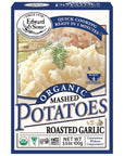 Edward  Sons Organic Mashed Potatoes Roasted Garlic 35 Ounce Boxes Pack of 6