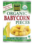 Native Forest Organic Cut Baby Corn 14Ounce Cans Pack of 6