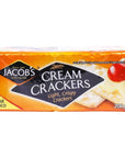 Jacobs Cream Cracker No Added Sugar 200G Pack of 6