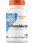 Doctor's Best D-Phenylalanine - 500 mg