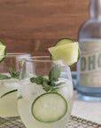 Dhos Handcrafted NonAlcoholic Gin w 5 Pack Fever Tree Sparkling Cucumber  KetoFriendly Zero Sugar Zero Calories Zero Proof  750 ML  Perfect for Mocktails  Made in USA