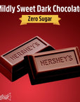 hersheyZero sugar  2 pounds  Special Dark Chocolate Candy Bulk Pack Individually Wrapped Hershy Sugar Free Chocolate Candy Bar Snack Size for Office Cravings