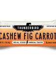 Thunderbird Bars Energy Snack GlutenFree with Protein Healthy Real Food Vegan Paleo NonGMO No Added Sugar Cashew Fig Carrot Flavor 12 Count 17 oz Bars