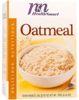 HealthSmart High Protein Oatmeal 14g Protein Low Calorie Low Carb Low Fat Sugar Free Instant Diet Oatmeal Mix KETO Friendly Ideal Protein Compatible 7 Count Box