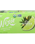 Nixie Sparkling Water Organic Lime Ginger Sparkling Water 8 Pack 12 FZ