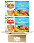 Del Monte Fruit Cups Mixed Fruit in Water No Sugar Added 4cups  Pack of 2 8 cups in total