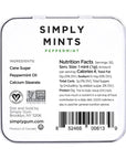 Simply Mints | Peppermint Breath Mints | Pack of Six | Breath Freshening, Vegan, Non Gmo, Nothing Artificial