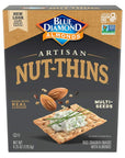 Blue Diamond Almonds Artisan Nut Thins Cracker Crisps MultiSeeds 425 Ounce Pack of 12