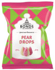 Original Bonds London Pear Drops Bag Sugar Coated Pear Flavored Boiled Sweets A Classic Sweetshop Favorite Imported From The UK England The Best Of British Candy Bannana And Pear Flavour