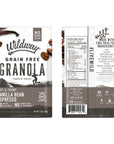 Wildway Keto Granola Snack Packs Vanilla Bean Espresso  GrainFree Certified GlutenFree Cereal  Vegan Low Carb  No Sugar Added  PaleoFriendly NonGMO Fruit  Nut Clusters  12 Pack