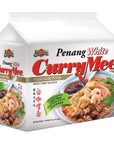 Ibumie Penang White Curry Mee  Fragrant  Spicy Rich  Creamy Broth Authentic Piping Hot Flavor from Food Heaven Penang Malaysia 4 packets x 105g