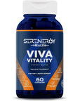 Serenergy Health Viva Vitality - Energy and Longevity Multifunctional Dietary Supplement - Recharge Formula to Boost Energy Levels and Endurance - Support Vitality, Mental Focus (60 Capsules)