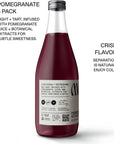 MOSS  Sea Moss Water  13000mg of Sea Moss in a Functional Beverage with Reverse Osmosis Water Trace Minerals and Electrolytes  Pomegranate 4pk