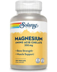 Solaray Magnesium Amino Acid Chelate - 200 mg