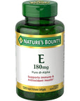 Nature's Bounty Vitamin E Pills and Supplement Softgels , Supports Antioxidant Health, 400iu, 120 Count