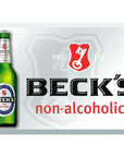 Malt Beverage Becks German Non Alcoholic Beer 2 Packs of 6 Glass Bottles 12 floz354ml