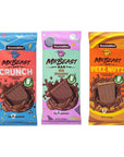 Feastables Mr Beast Chocolate Bars  NEW Deez Nuts Peanut Butter New Crunch and Milk Chocolate 3 pack