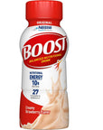 BOOST Original Nutritional Energy Drink  Balanced Nutritional Shake Variety  High Protein  Chocolate Strawberry Vanilla Flavors  10g Protein 27 Vitamins  Minerals  8 Fl Oz Bottle In BETRULIGHT Value Pack of 6 Sampler