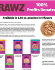 RAWZ Shredded Salmon Aku Tuna  Tuna Oil Recipe 8246 oz Pouches