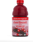 Cheribundi Tart Cherry Juice  Stevia with Antioxidants for Maximum Recovery  40 Cherries per 8oz Serving  Light  32oz 6 Pack