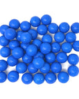 YANKEETRADERS Bright Blue Fruit Flavored Gumballs 1 2 Pounds Bulk